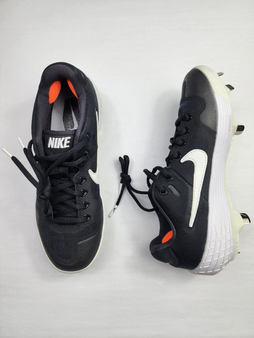 Nike Alpha Huarache Elite 2 Low Cleats Metal Black AJ6873-001 Men's US Size 6.5